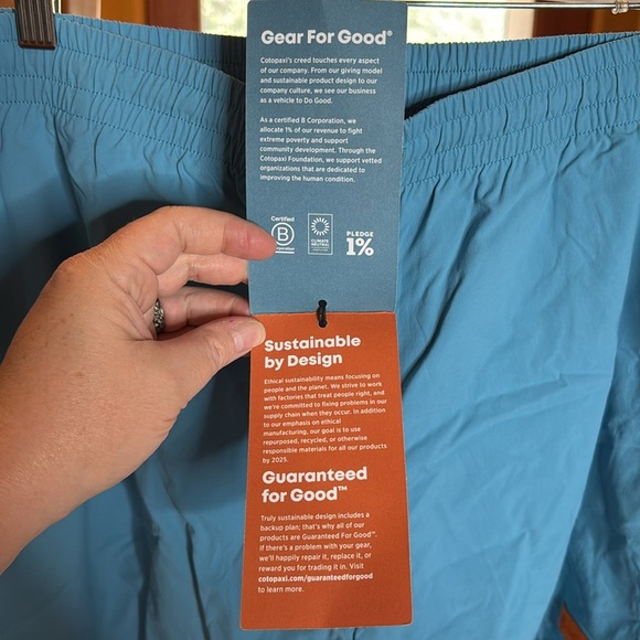 NWT Cotopaxi Brinco 5" Short - Solid - Mens Poolside Blue Size XXL - Picture 15 of 15